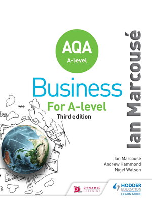 cover image of AQA Business for a Level (Marcousé)